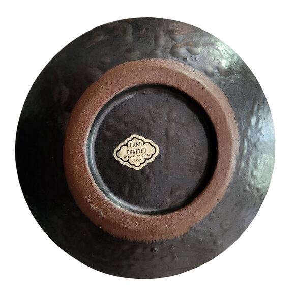 Otagiri MCM Ceramic Owl Hand Painted Ashtray 70s Pottery Catchall jewelry Dish - Picture 6 of 8